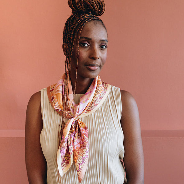 Carré de soie Malfroy