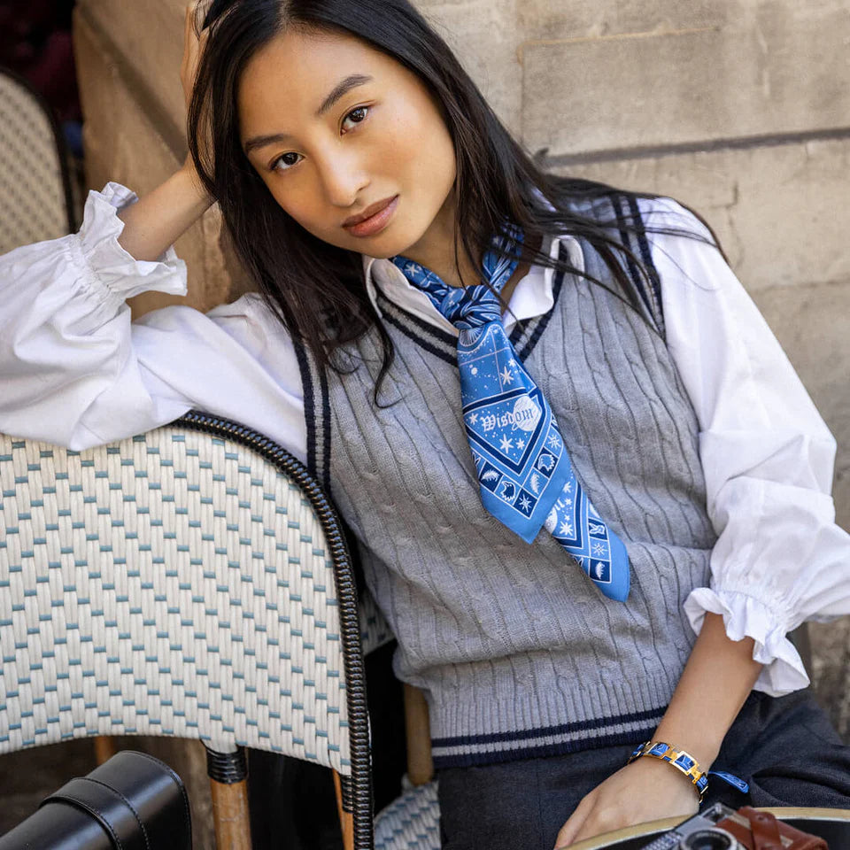 Carré de soie Malfroy